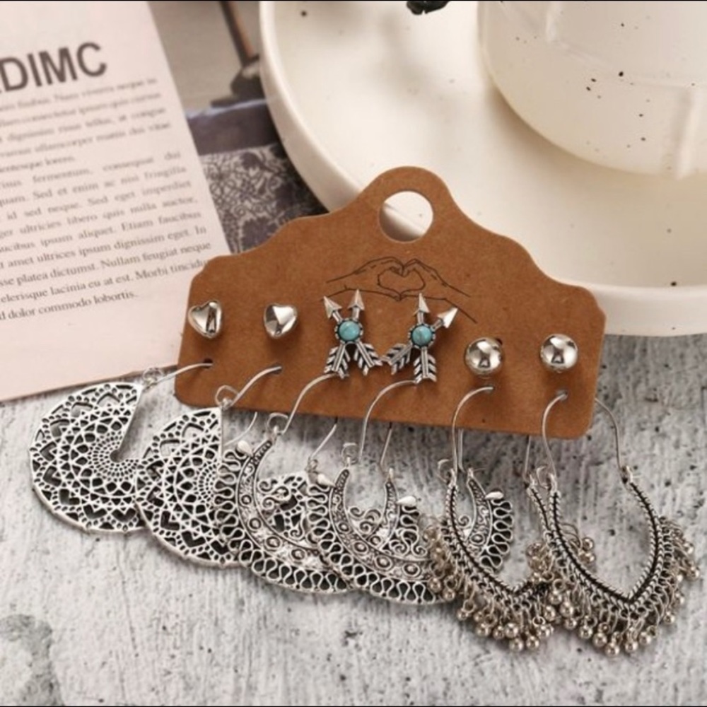 ☀️ New! Stunning boho earring set